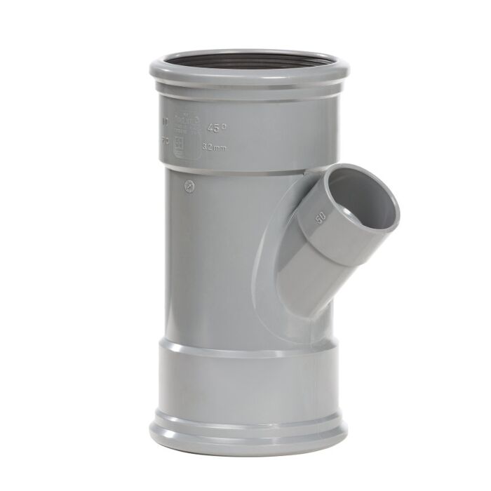 T-stuk 110 verloop 45gr